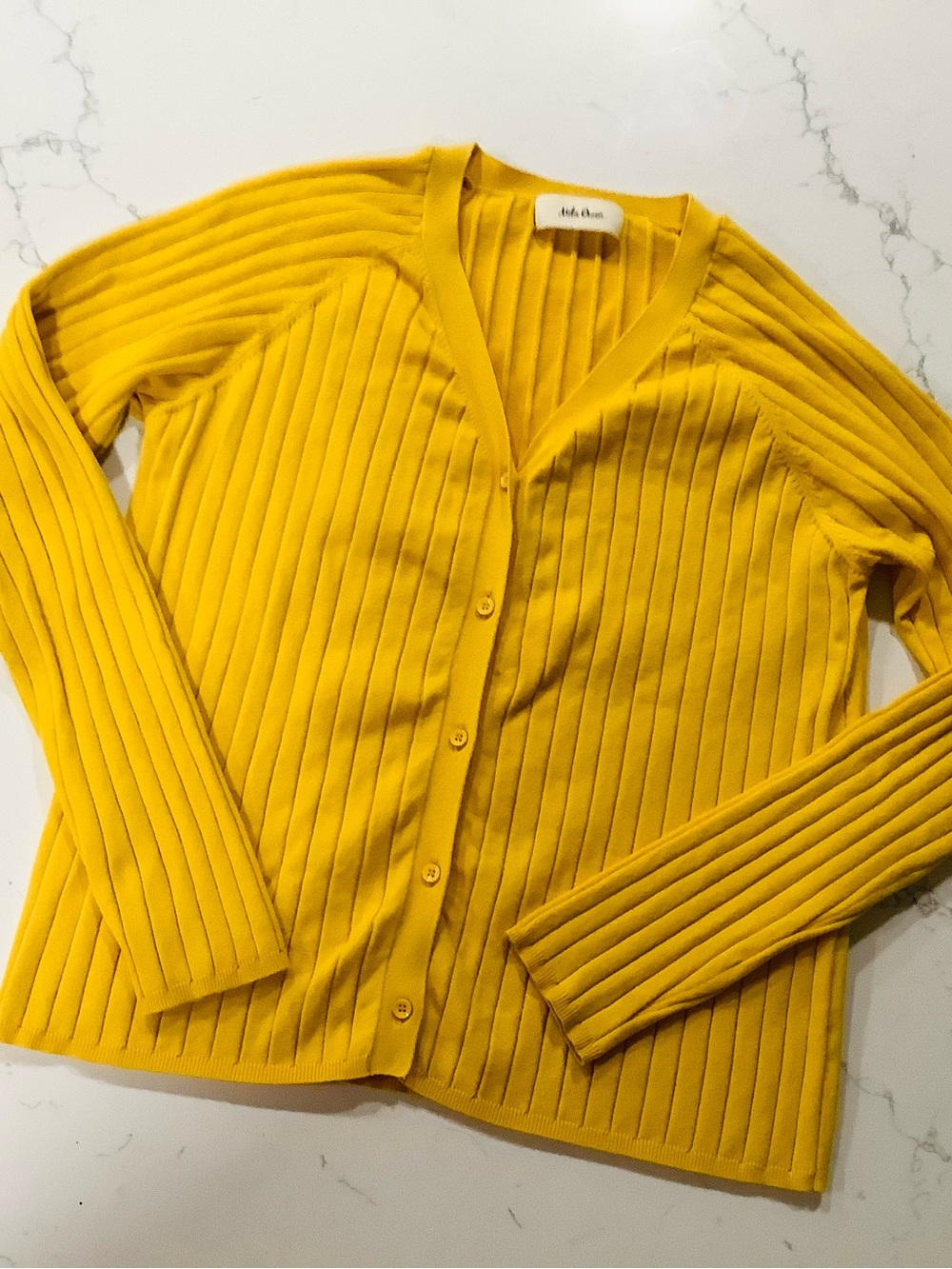 Mila Owen Yellow Cardigan